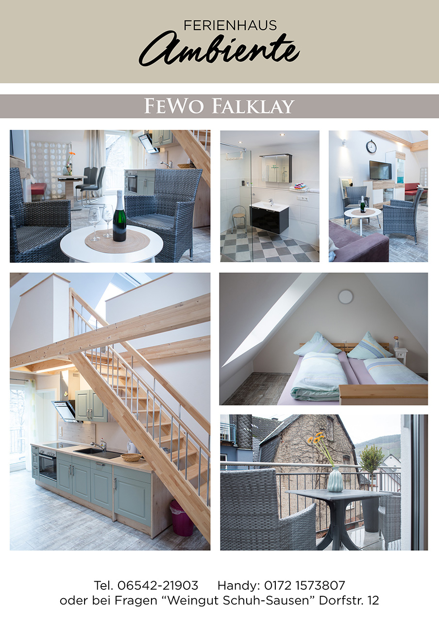 Weingut Schuh-Sausen Reil Mosel Ferienhaus Ambiente