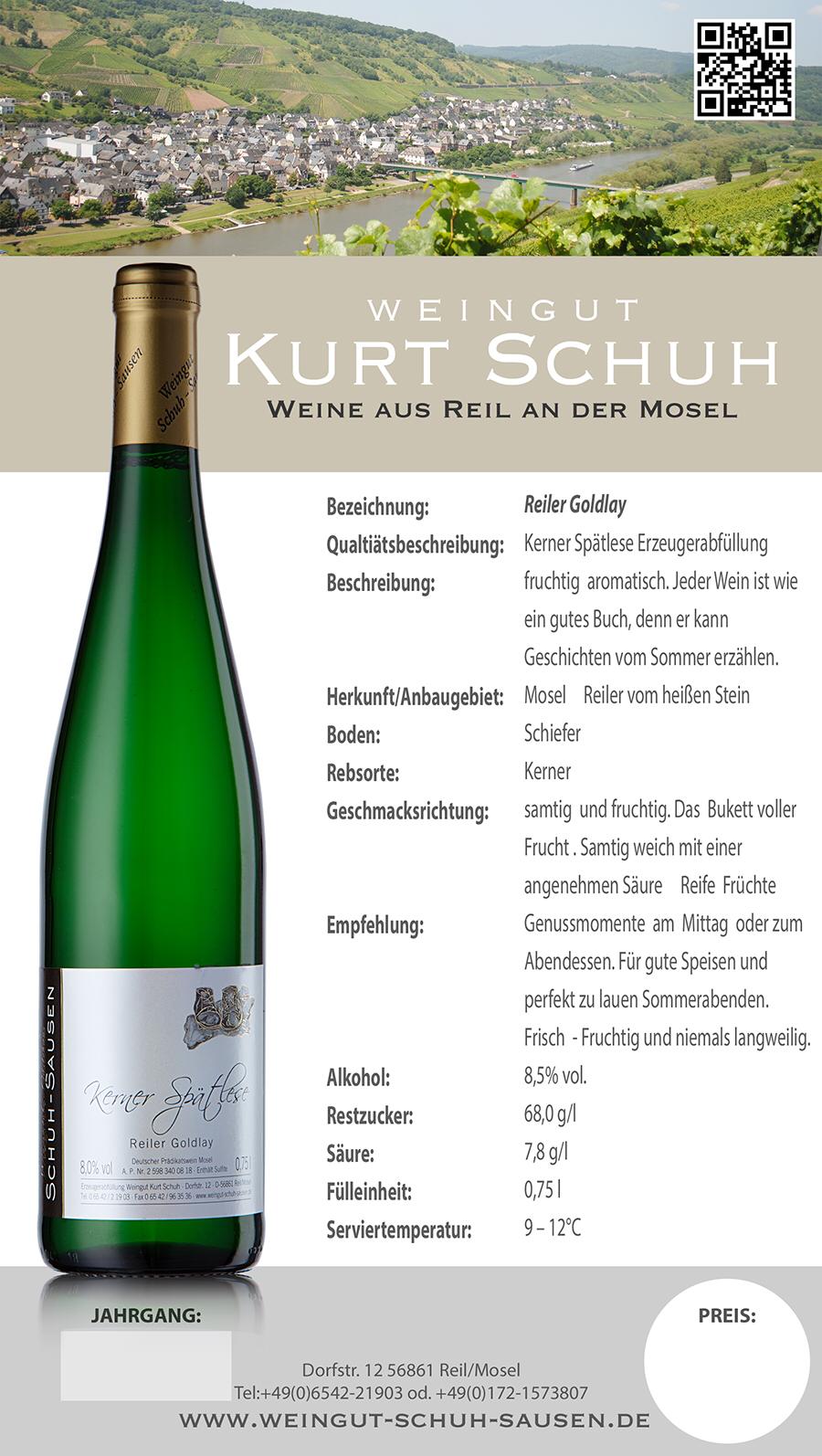 Weingut Schuh-Sausen Reil Mosel Wein