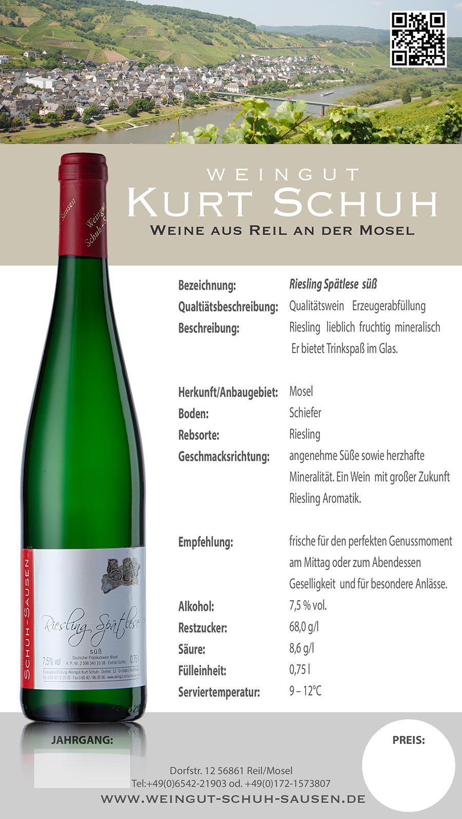 Weingut Schuh-Sausen Reil Mosel Wein